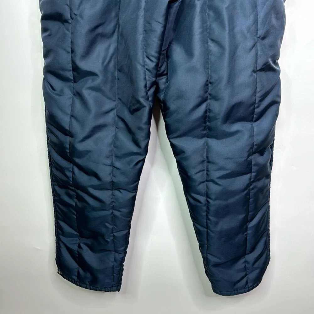 Vintage Snow Shield By Samco Blue Snowmobile Snowsuit Ice Fishing Suit Small